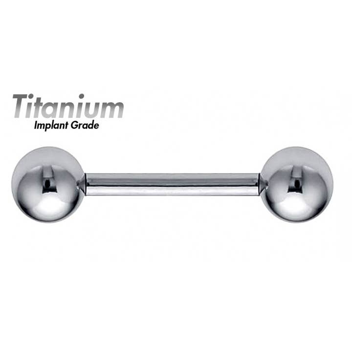 Bodytrend - Wholesale Gauge/Plug Earrings - TITANIUM - STRAIGHT BARBELL , INDUSTRIAL BARBELL 16G(1.2MM)