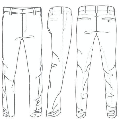 The Twisted Pant - Weißer Wollfilz für den Großhandel von Sea of Sound