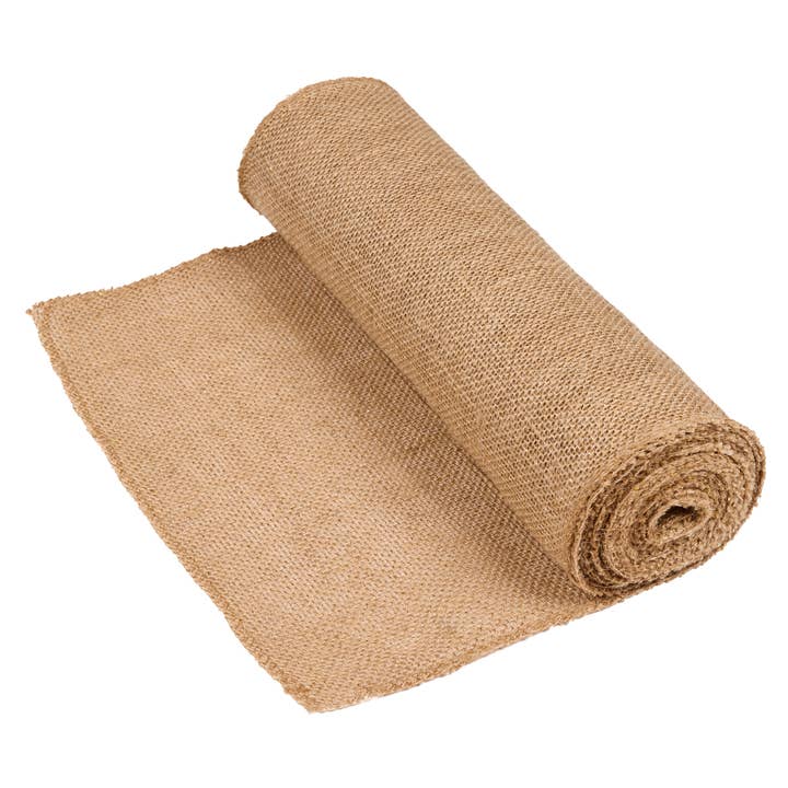La Cordeline - Wholesale Table Runner - Lurex Gold Burlap Table Runner 30cm x 5m1