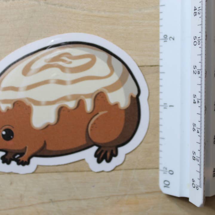 Cute Cinnamon Roll Toad Sticker for wholesale by Mega Kawaii Cuties