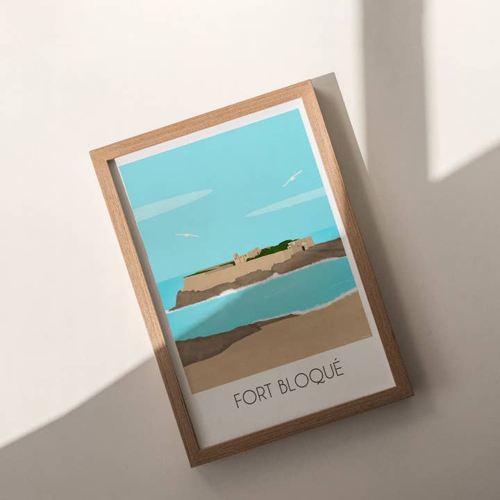 Affiche Fort Bloqué - Ploemeur pour la vente par Wakatp