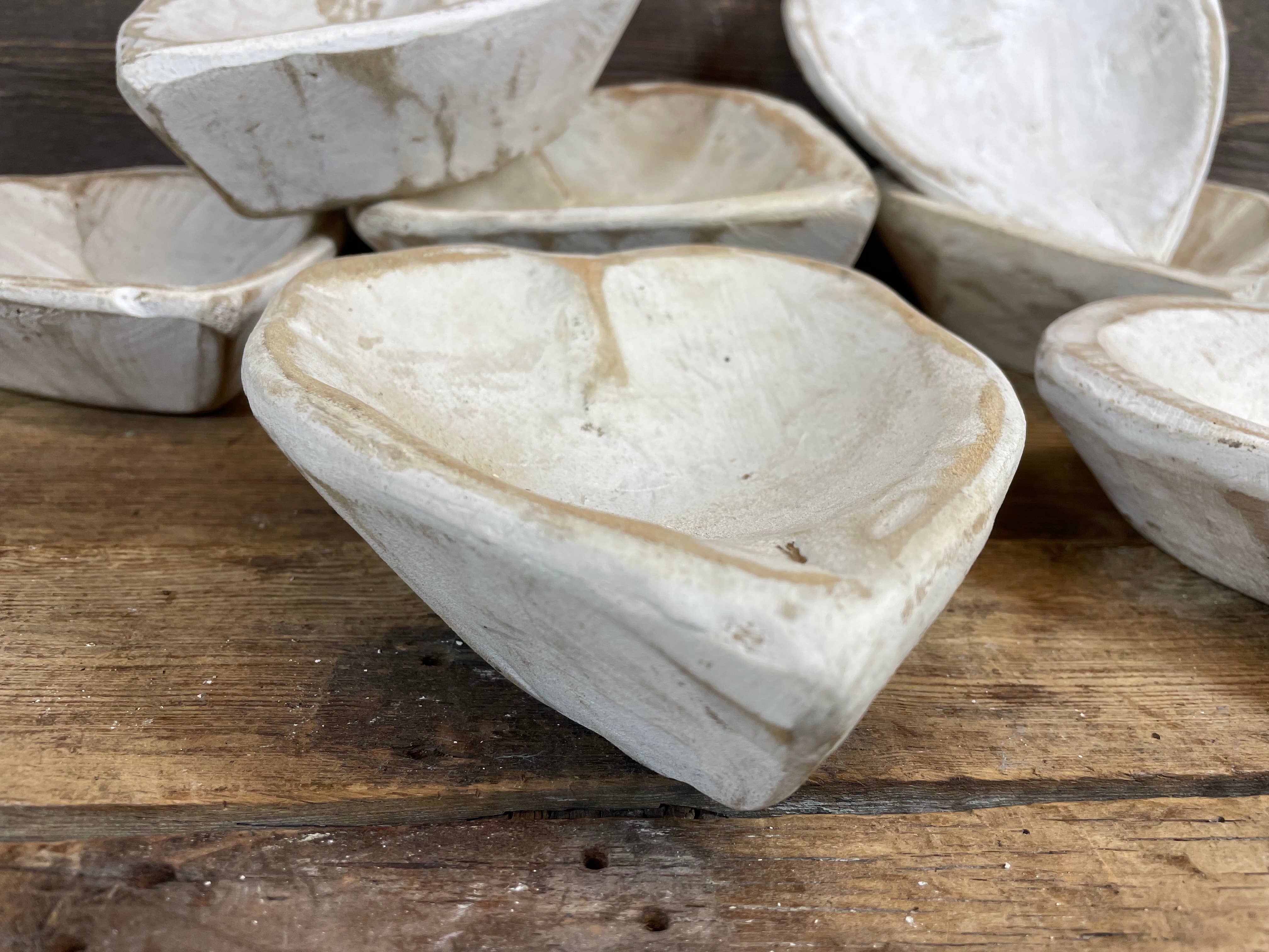 My Amigos Imports – Engroshandel Lyseholder – Stor Køb-WH5-Mini Hjerte-6 tommer-Klar til Stearinlys-Flad-Hvid-3$2