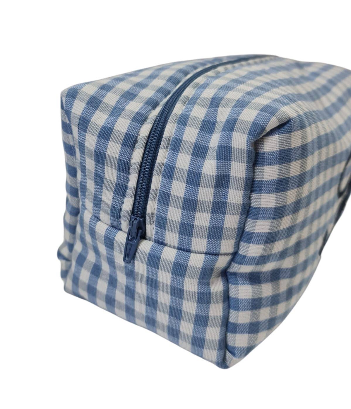 Lunaria Lab - Wholesale Makeup/Cosmetic Bag - Make up bag in Blue denim Cotton1