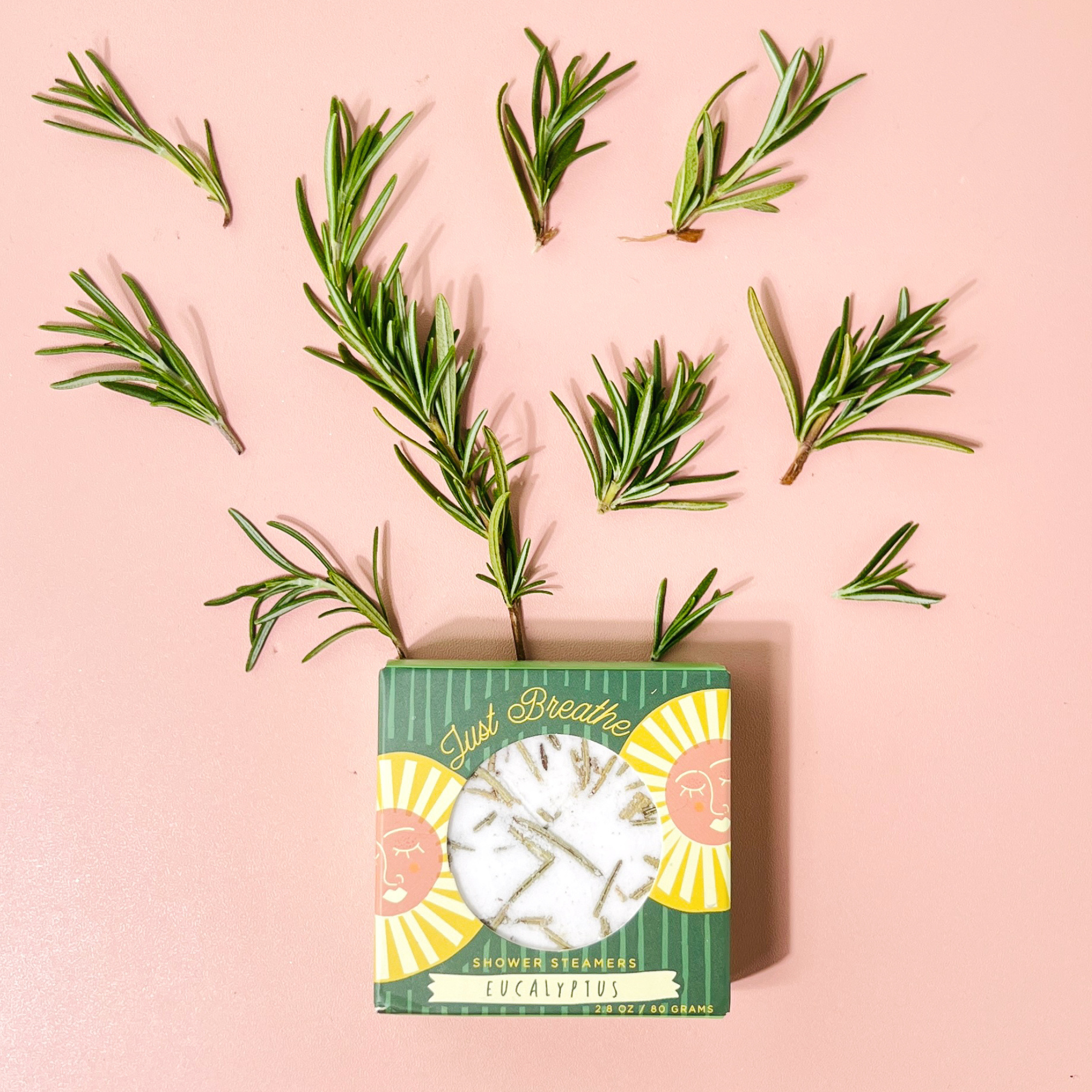 Sow the Magic - Wholesale Shower Steamer/Bomb - Just Breathe Eucalyptus Shower Steamer Set6