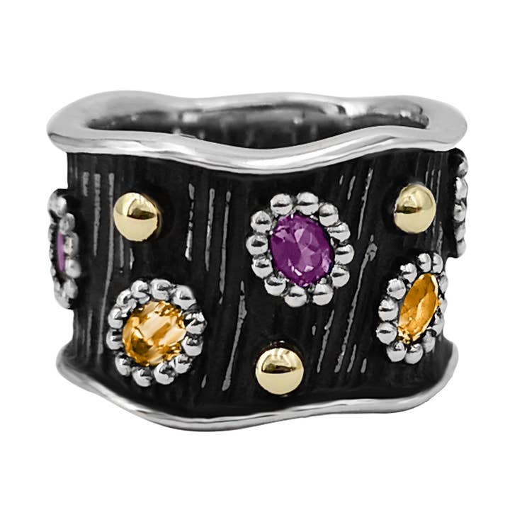 ANEL ALEGRIA 1 PEDRAS SEMIPRECIOSAS 13 por atacado de BOHEMME