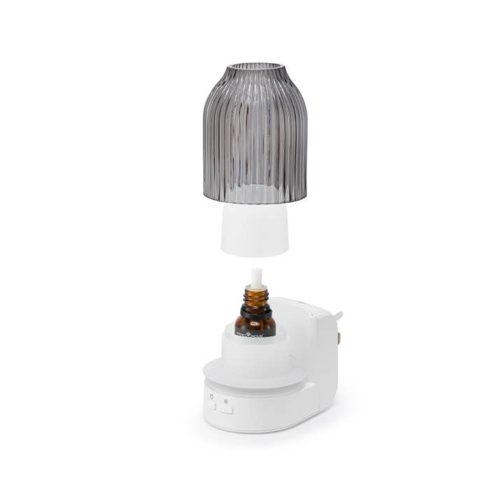 SERENE HOUSE - Wholesale Electronic Diffuser - Fountain Grey Glass Essential Oil Wall-Plug