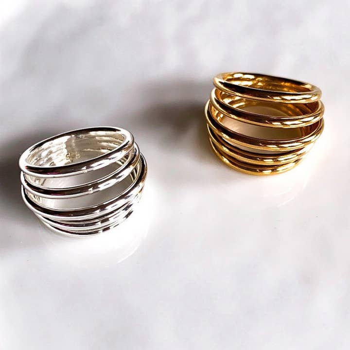 BAGUE PROMESSE, anneaux (BAGEM8) pour la vente par Sophie Deschamps Bijoux