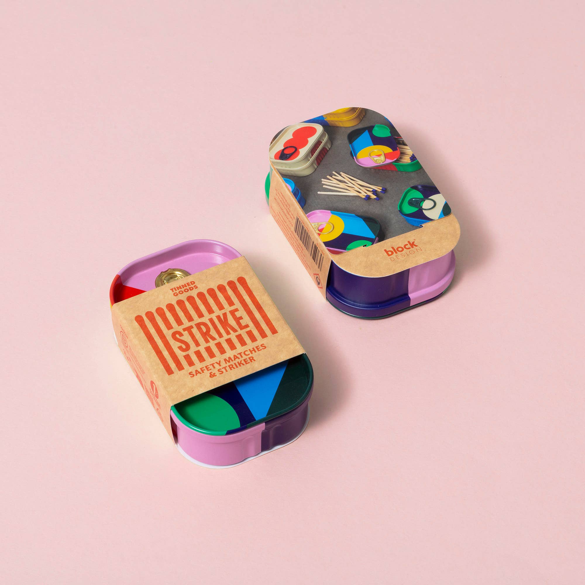 Block Design - Wholesale Matches - Tinned Goods - Safety Matches & Striker2