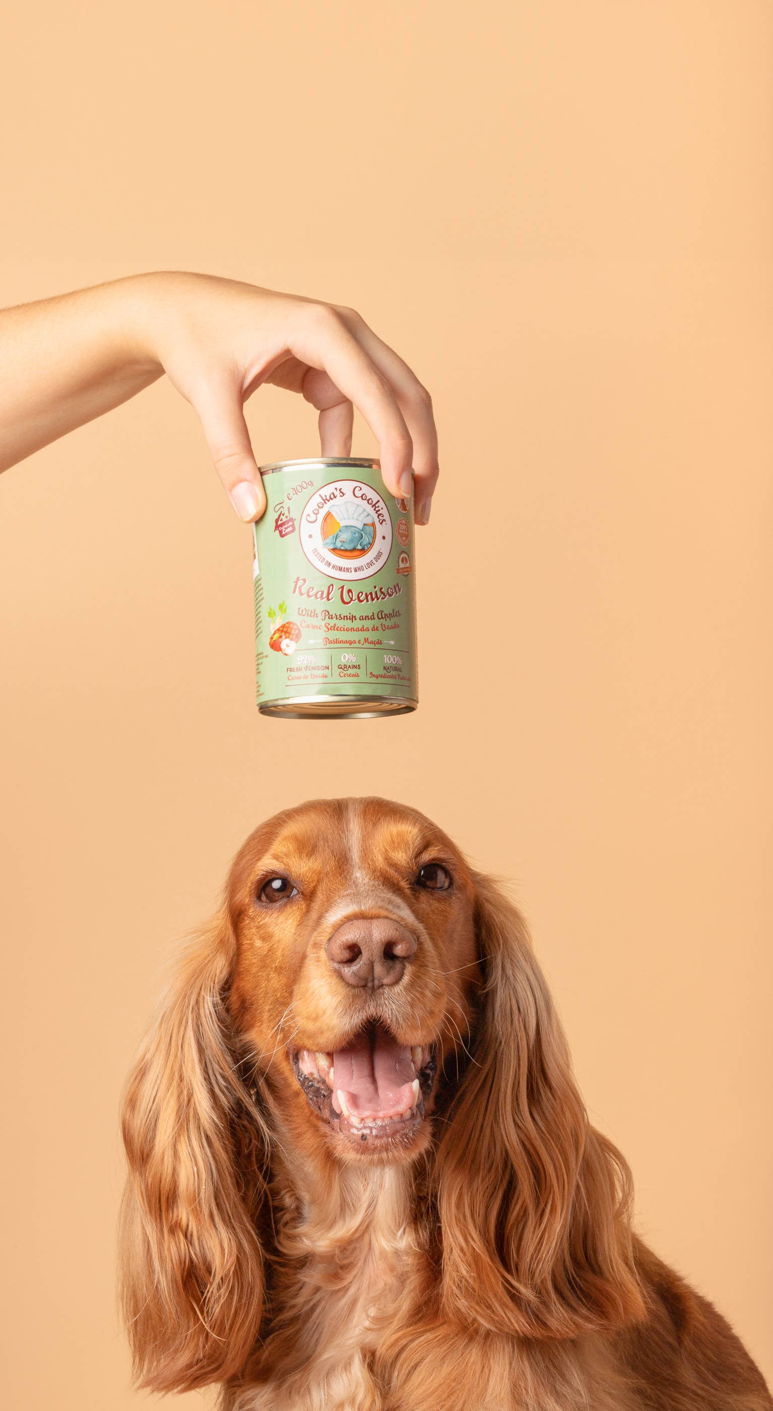 Cooka's Cookies - Wholesale Pet Food - Dog - Real Venison - Natural Humid dog Food1