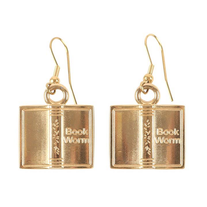 Something Different Wholesale - Venta al por mayor Pendientes colgantes - Pendientes Book Worm2