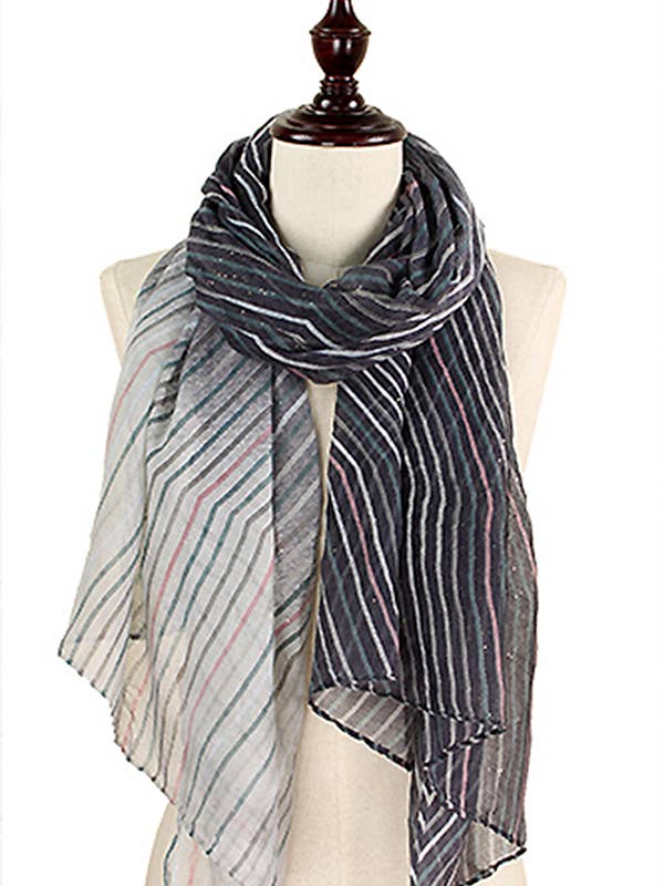 (#179) SJAAL MET GLITTERSTREEPPATROON voor wholesale door Jewelry Max