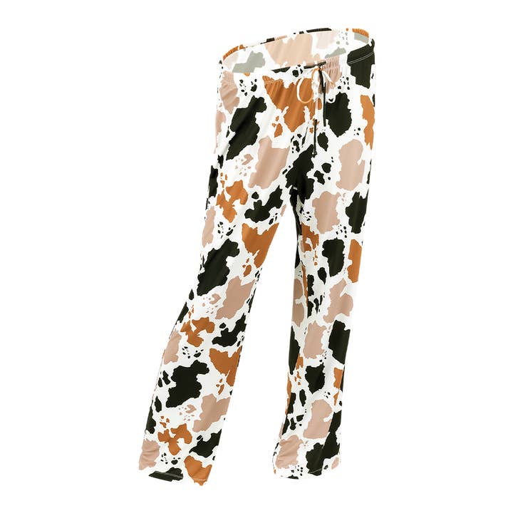 Viv&Lou - Wholesale Sleepwear Bottom - Women's - Herd That Cow Print PJ Pants
