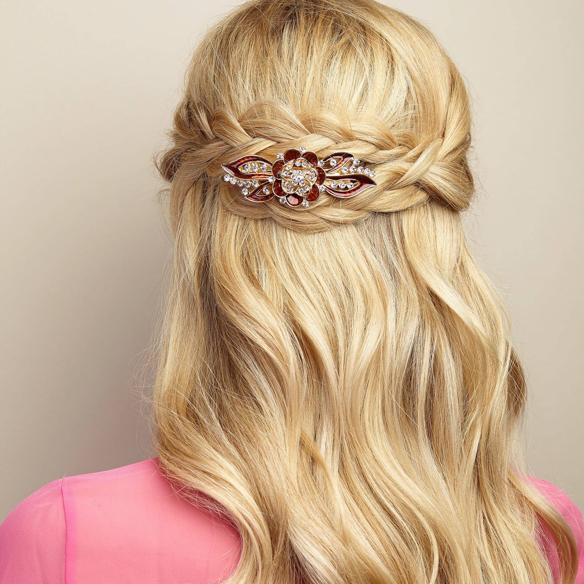 QueenMee Accessories - Wholesale Hair Clip - Women's - Flower Hair Clip in Enamel10