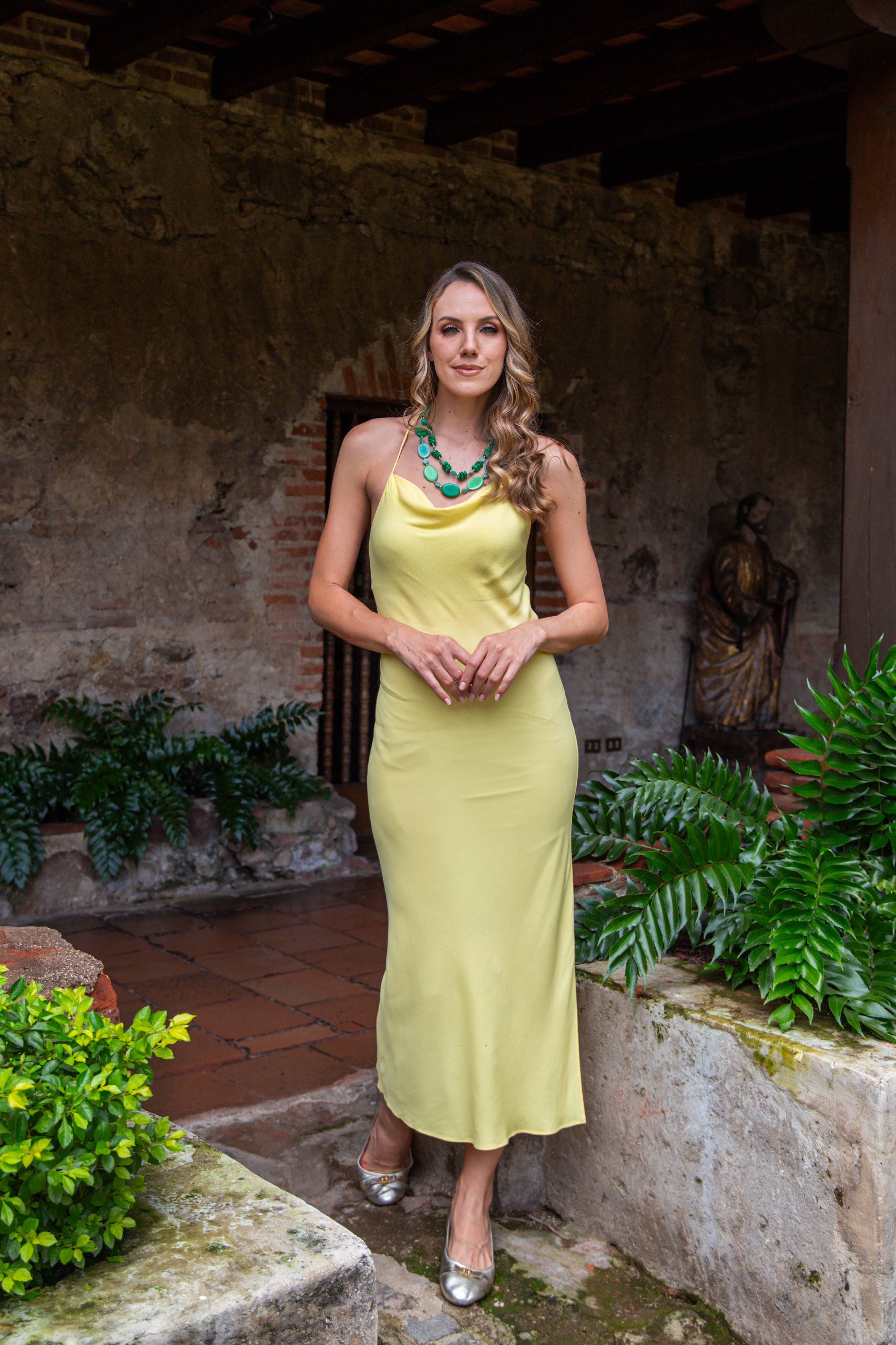 Organic Tagua Jewelry - Vente Colliers plastrons - Collier Avery7