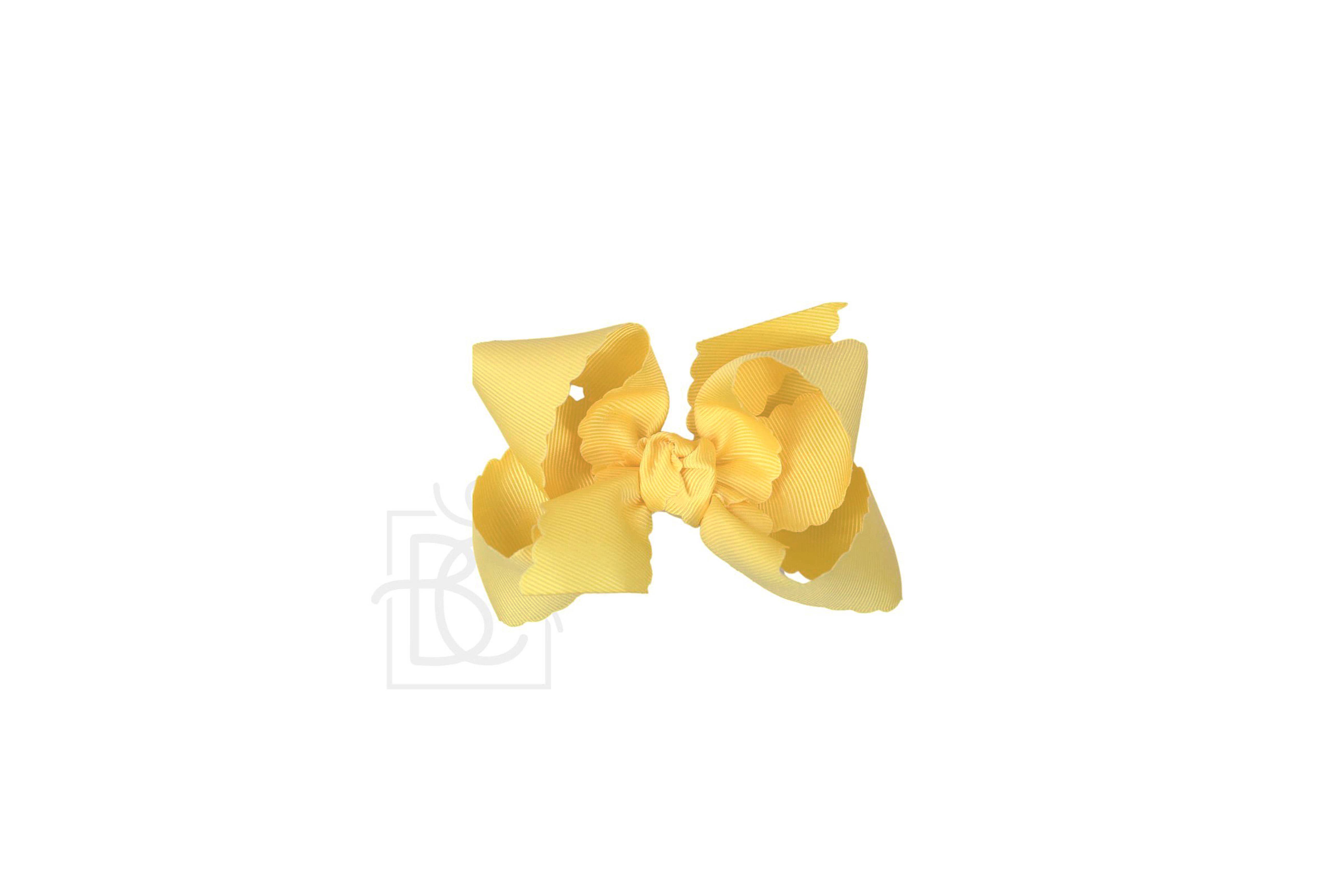 Beyond Creations, LLC – wholesale Hair bow – Kids – SCALLOPED EDGE BOW62