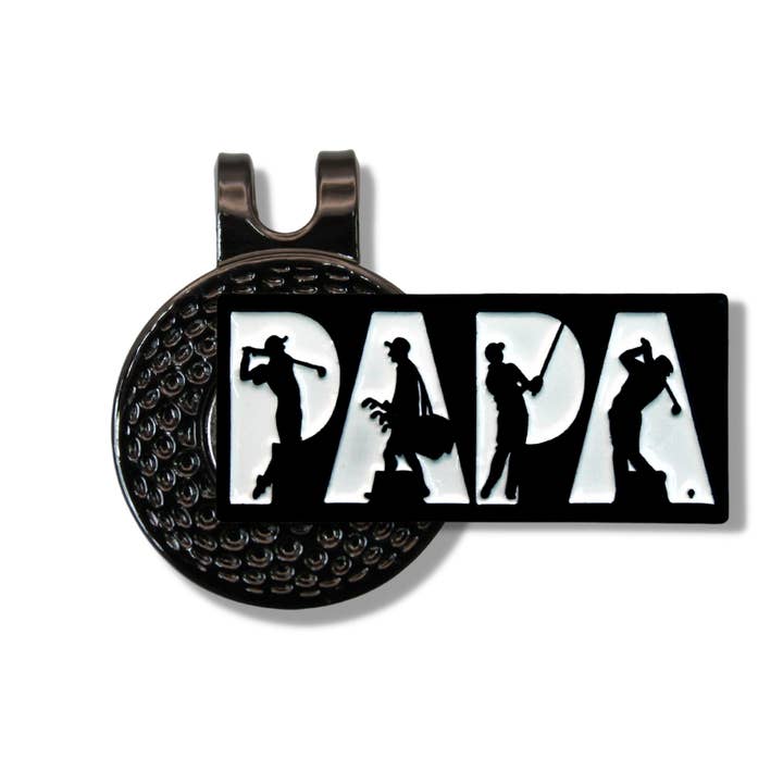 MULLIGAN HOOLIGAN® - Wholesale Sporting Accessories - PAPA Golf Ball Marker + Magnetic Hat Clip