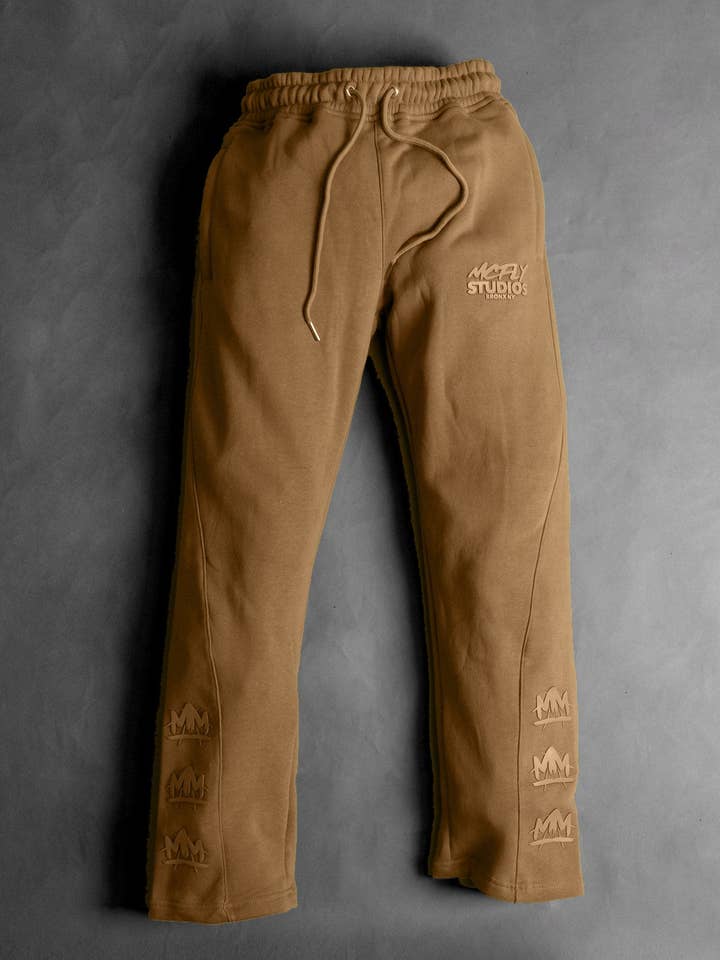 Brown MCFLY Studio Sweats for wholesale by Signed By MCFLY