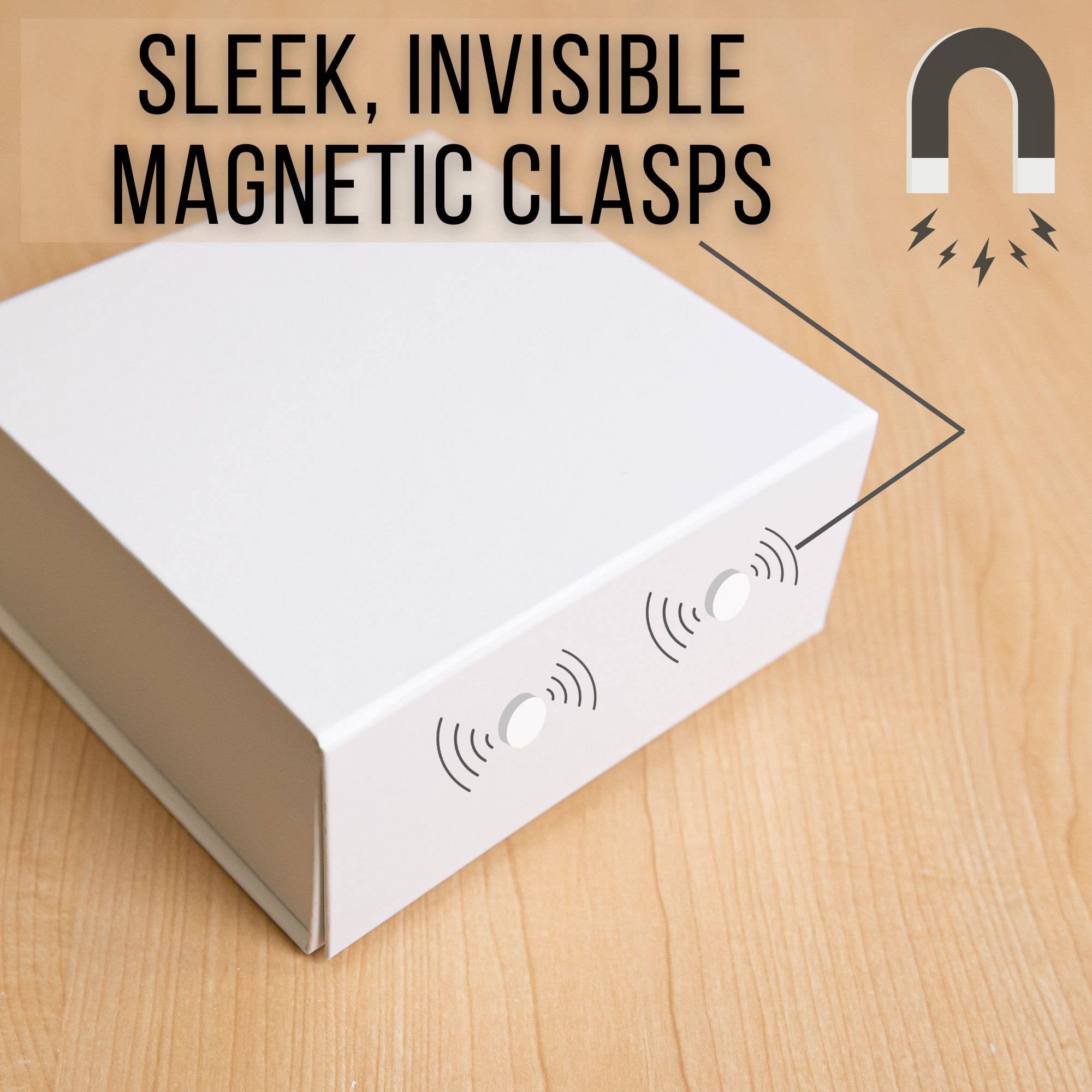 Magnum Solace - Wholesale Gift Box - Magnetic Gift Box- White1