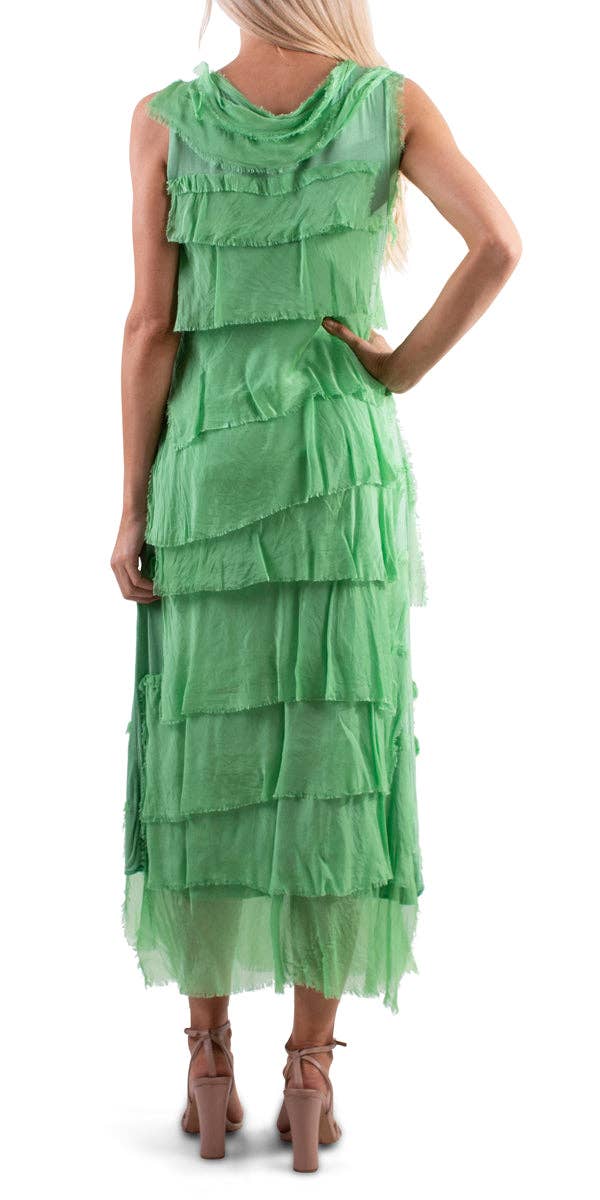 Gigi Moda - Wholesale Dress - Women's - Full Length Ruffle Dress5