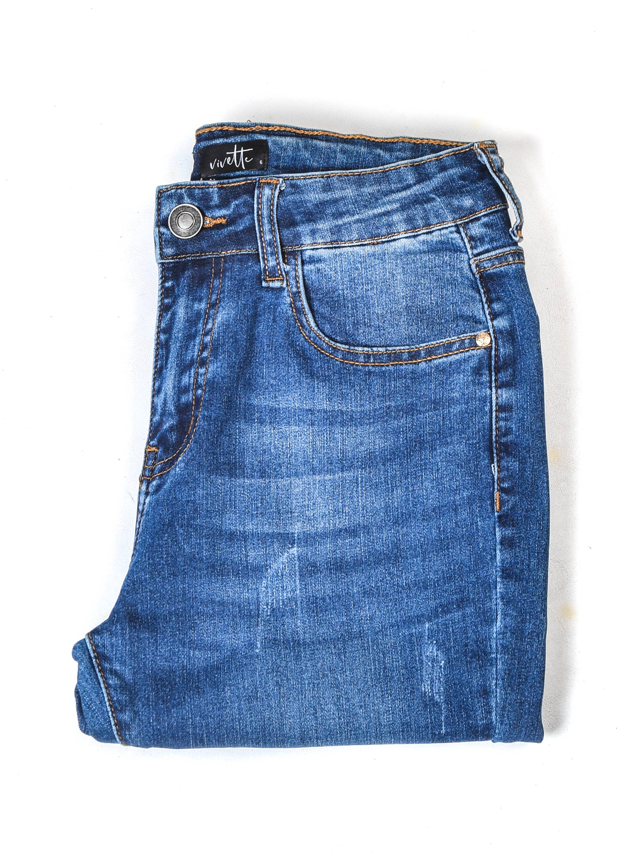 Vivette Apparel - Wholesale Jeans - Women's - Denim Released Hem Skinnies3