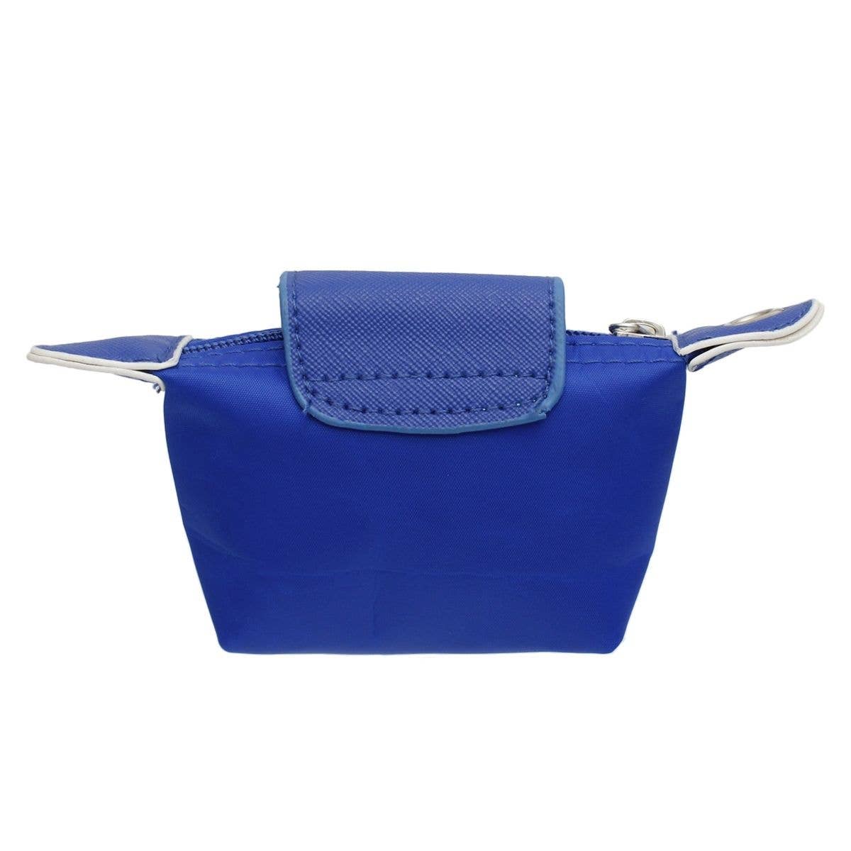 ZPB Sorority Blue Nylon Wristlet Strap Mini Pouch for wholesale on Faire3