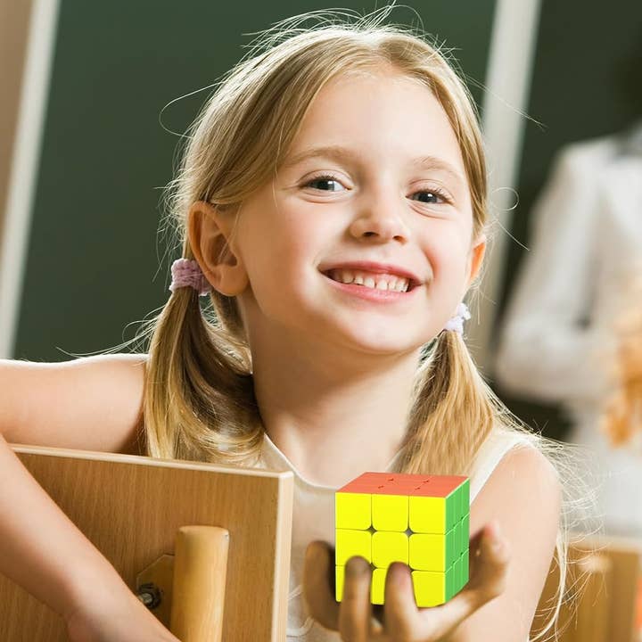 Toyventures - Wholesale Puzzle - Kids - 3x3 Speed Cube Puzzle Rubiks Stickerless Kids toy6