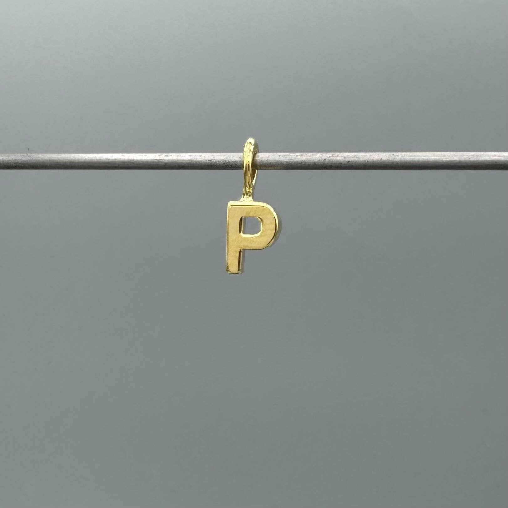 Something Silver - Wholesale Individual Charm/Pendant - Perfect Little Block Letter Initial Charm15