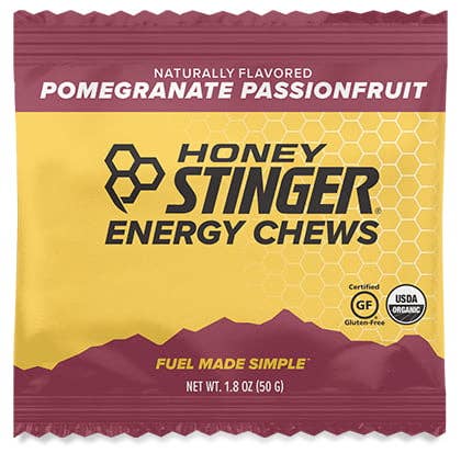 One Bay Distribution - Wholesale Snack bar - Honey Stinger Energy Chews, 12 Pack, Pomegranate Passionfrui1