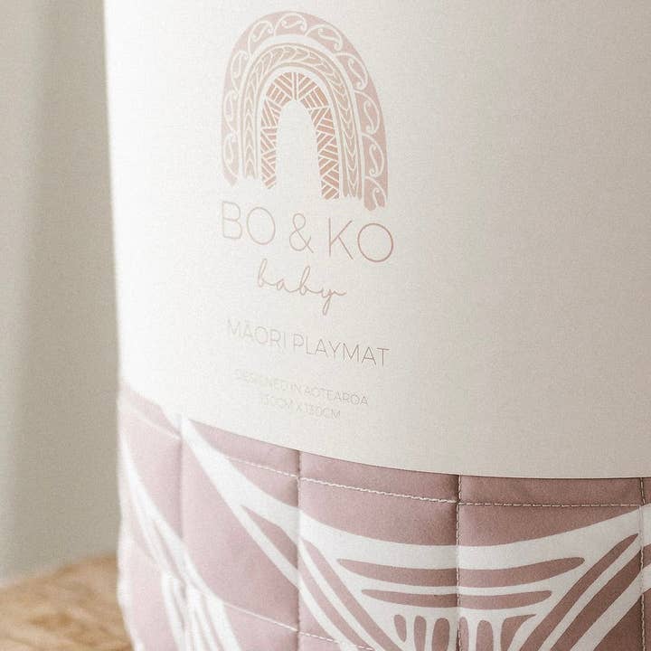 BO & KO - Wholesale Play mat – Kids & baby - Māori Inspired Playmat | Mauve10