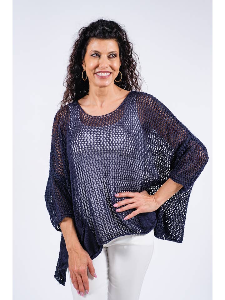 TINA Stephens Italy/Tees By Tina - Vente Haut en maille – femme - Surmatelas en tricot ouvert Lennox (BLS133)3