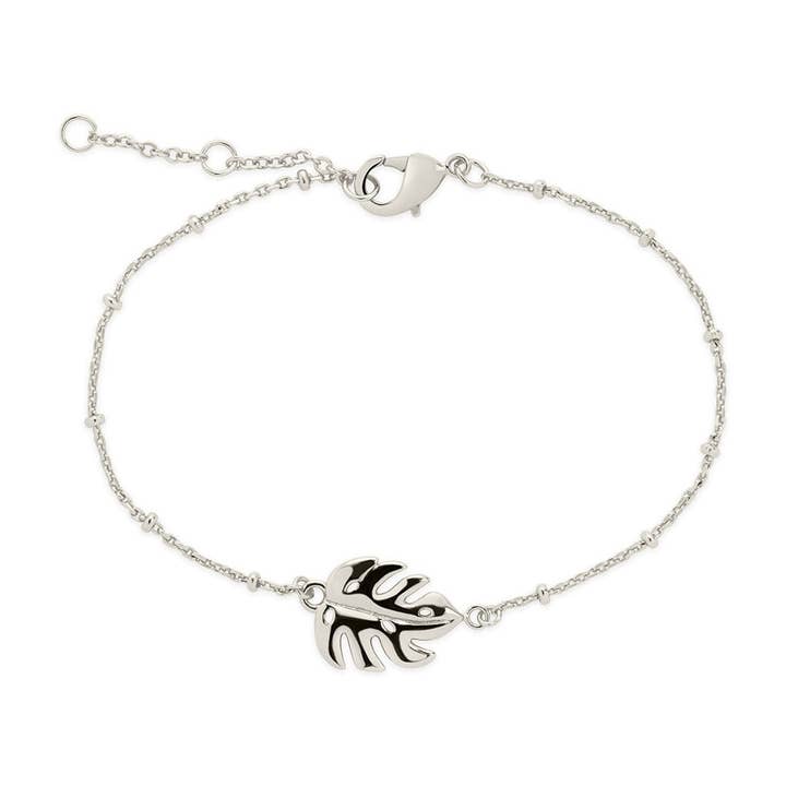Sterling Forever - Wholesale Charm/Dangle Bracelet - Keilani Leaf Bracelet