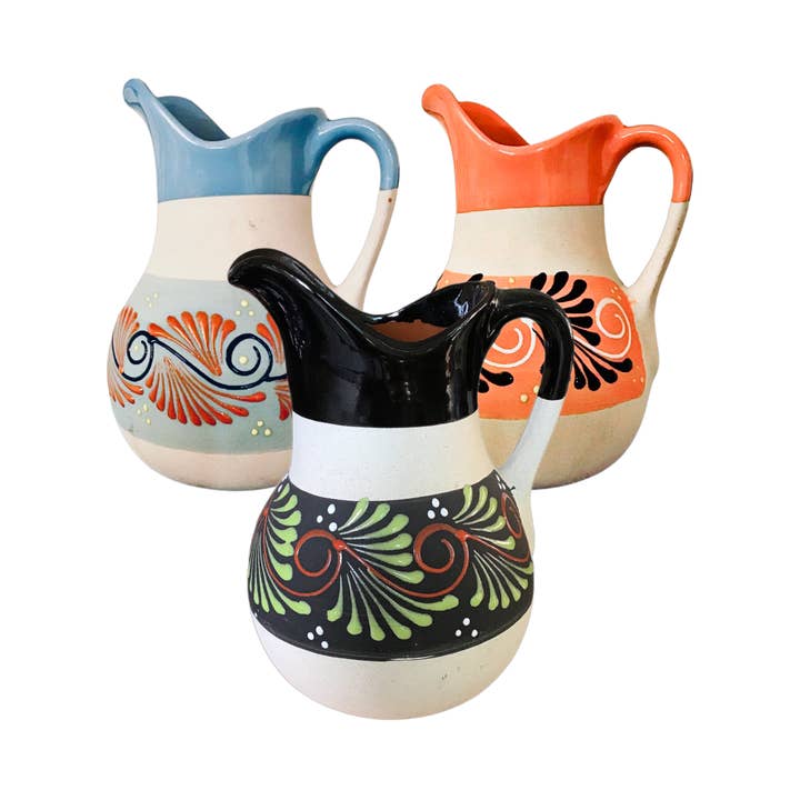 Earthware Home & Garden - Wholesale Pitcher - Traditional Mexican Pitchers