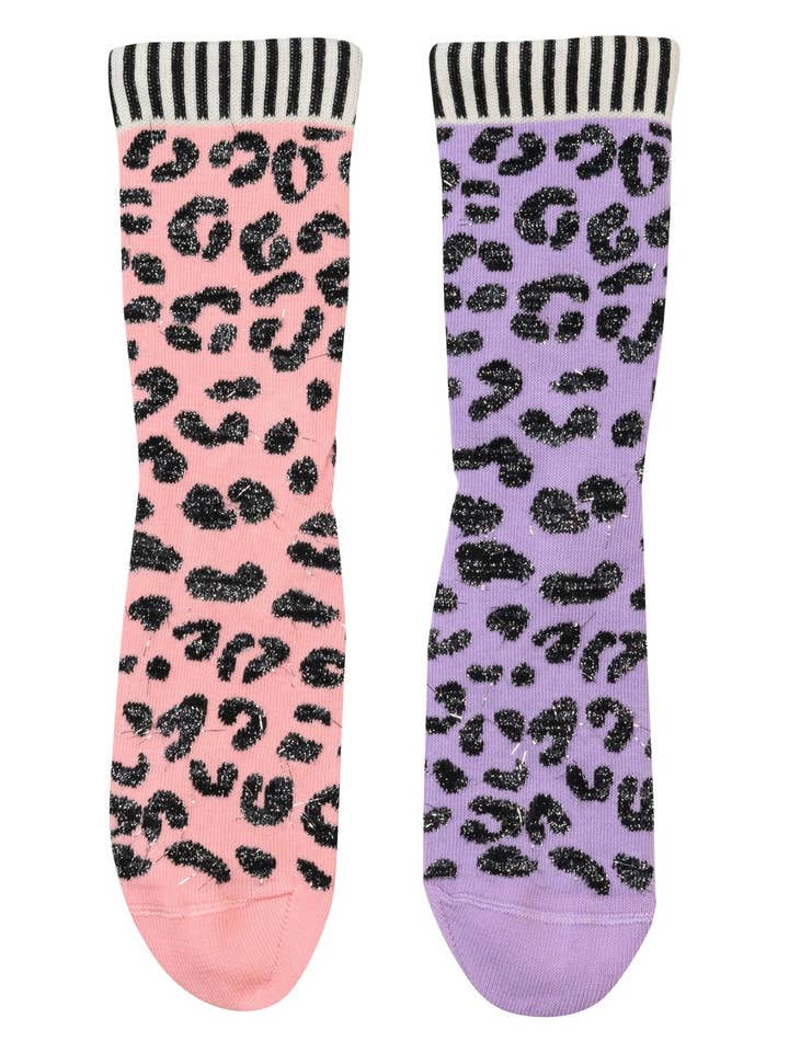 Glitter Leo Baby- und Kindersocken für den Großhandel von Wauw Capow by Bangbang Copenhagen