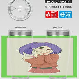 Cute girl with cute pose 138#- anime- Tumbler for wholesale by Mugs R Us