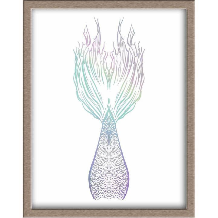 Impression d'art « Mermaid Tail 2 » avec dorure pour la vente par JoyousJoyfulJoyness
