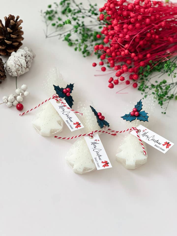 Christmas Tree Soap Favor, Holidays Favors, Coworker Gifts for wholesale by Uniq Favors