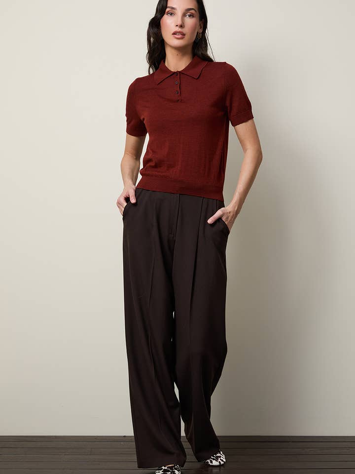 Jersey de cuello alto 100% lana para venta al por mayor de Serianno