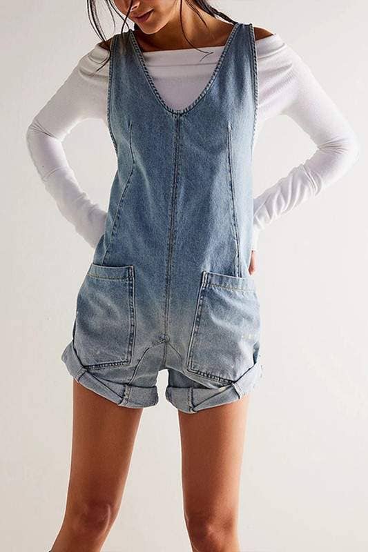 Flarix - Venta al por mayor Peto - Mujer - mamelucos holgados sin mangas0