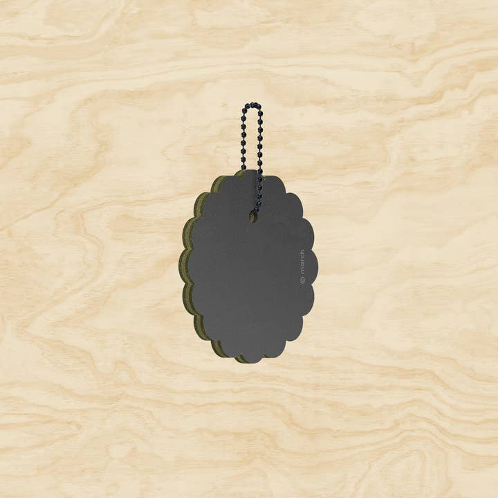 March - Wholesale Keychain - Unisex - wooden reflector WAVY3