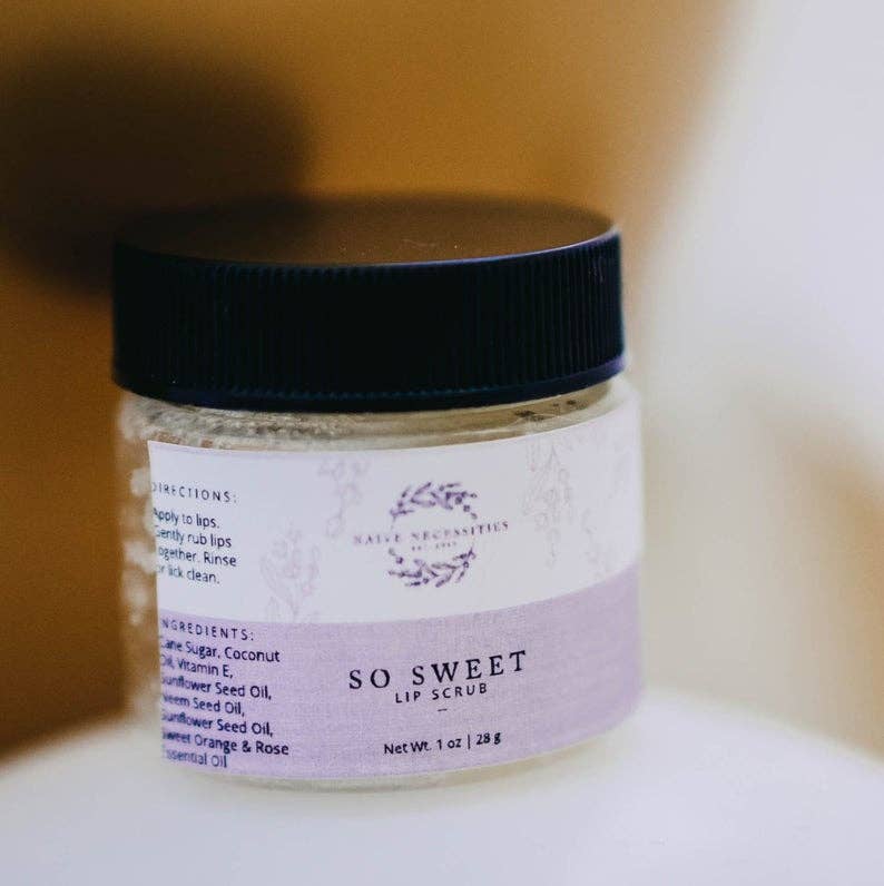 Naive Necessities – wholesale Läppskrubb – Coconut Lip Scrub – kokosläppskrubb1