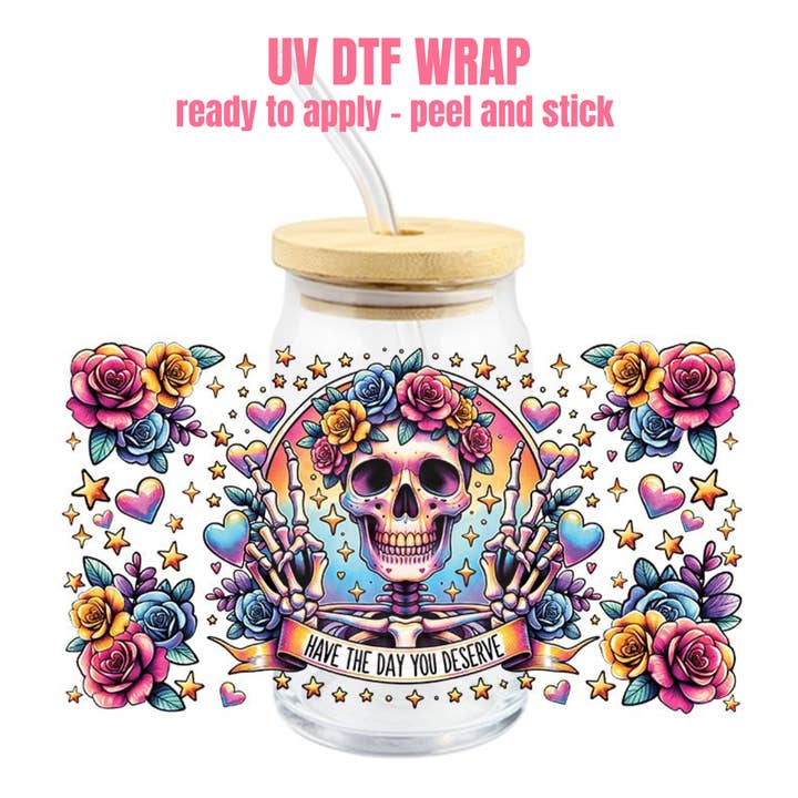 One Stop Cups - Wholesale Sticker - UV DTF CUP WRAP F #134