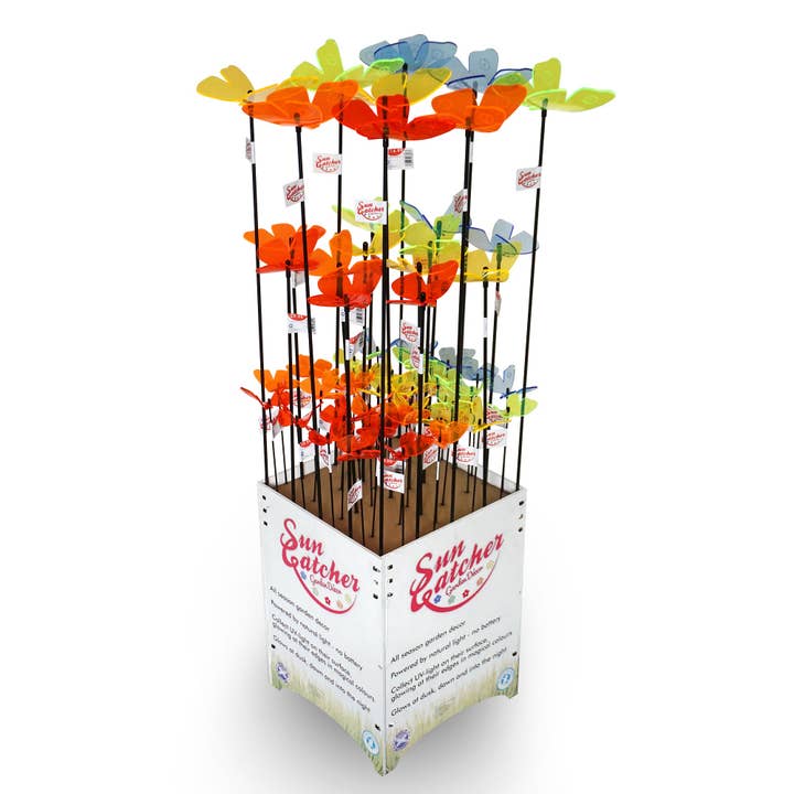 Esposizione di Vendita Tabitha Ammiraglio Farfalla per la vendita all'ingrosso da parte di SunCatcher Garden Decor