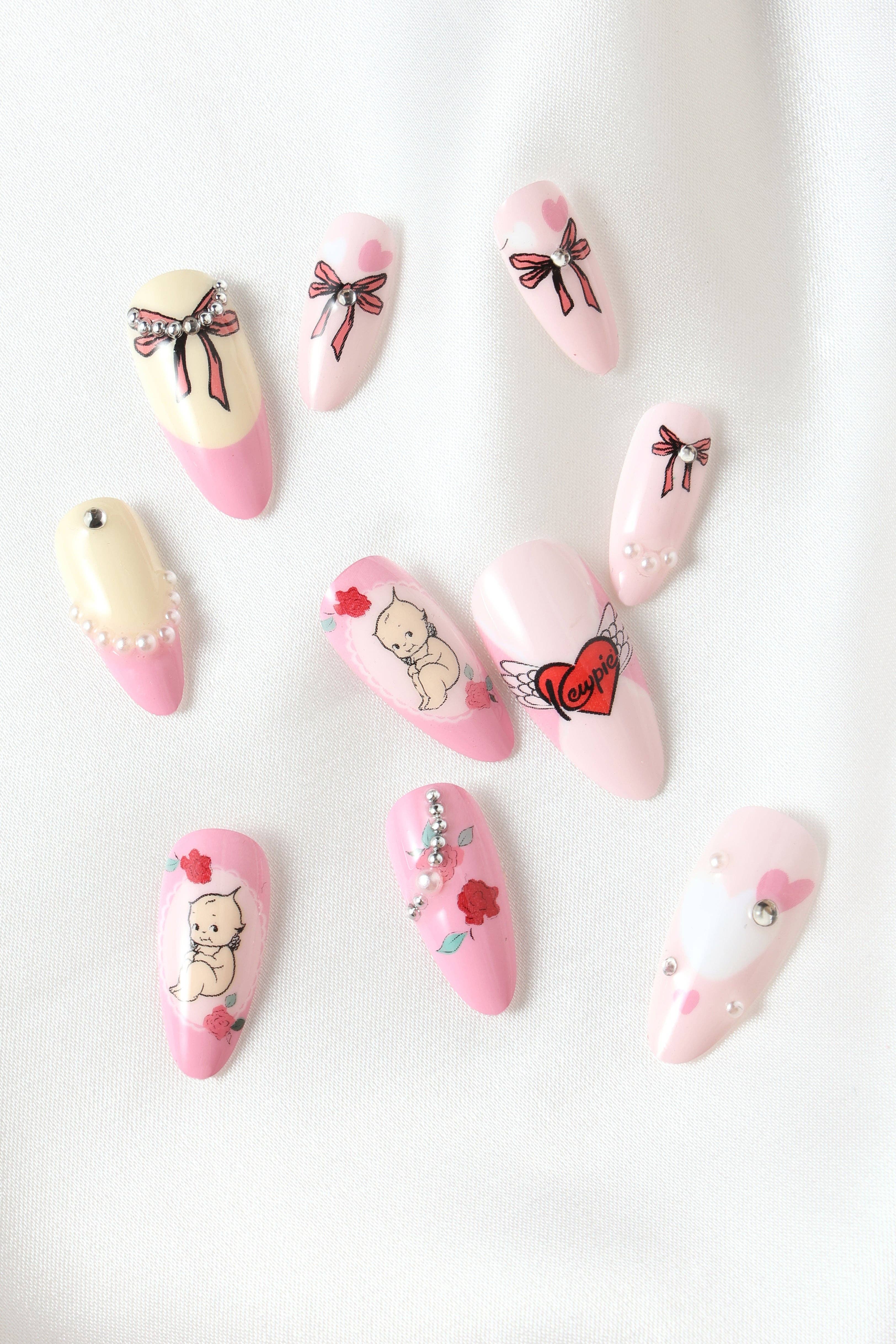 Never Have I Ever - Vendita all'ingrosso Unghie a pressione/finte - Kewpie Pastel - Unghie Finte Adesive1