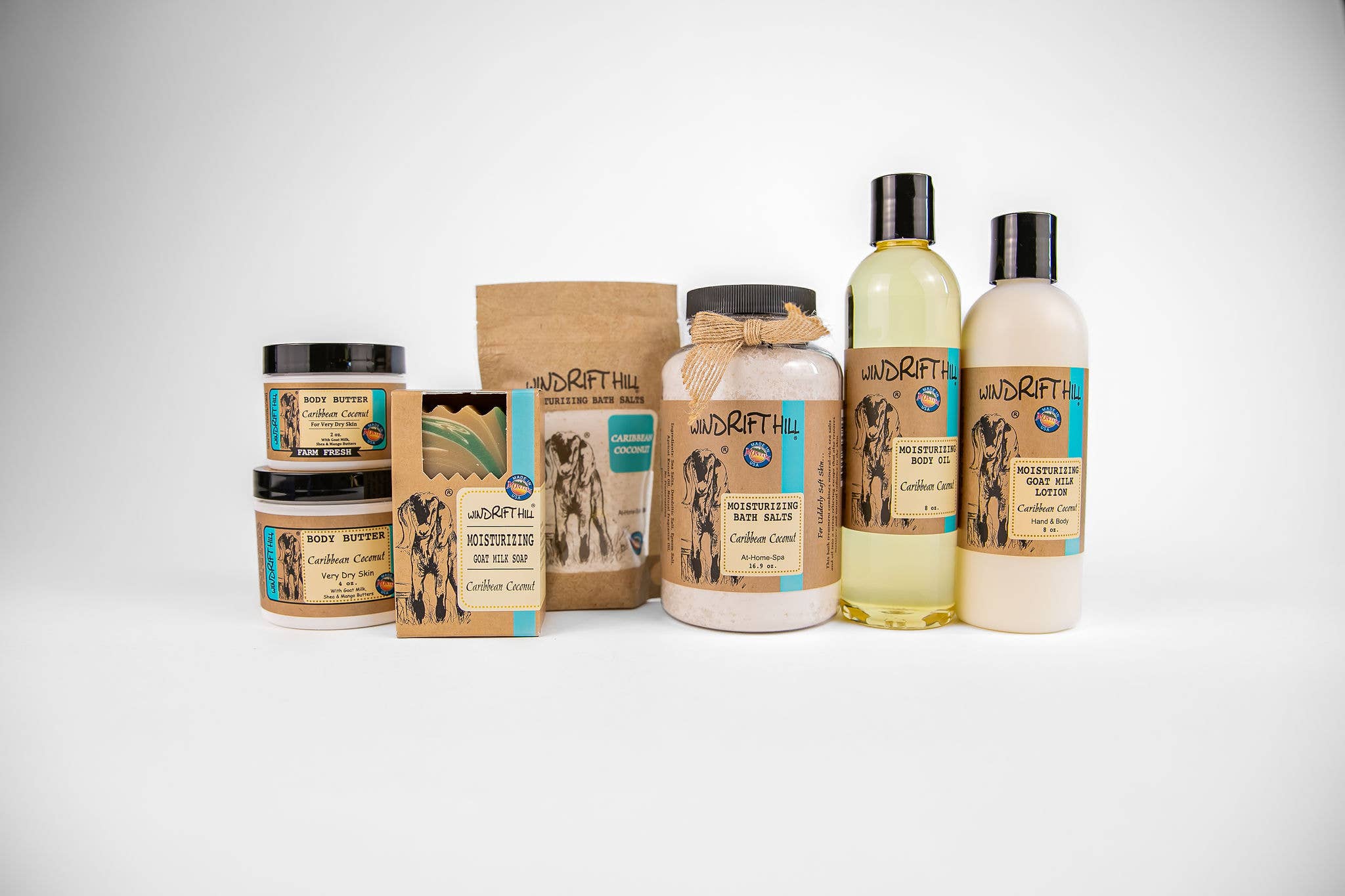 Windrift Hill Goat Milk Skincare - Vente Pains de savon - Noix de Coco des Caraïbes | Savon au Lait de Chèvre | Petit Cadeau de Noël2