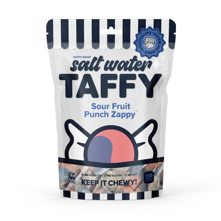 Sour Fruit Punch Zappy™ Taffy for wholesale by Taffy Shop