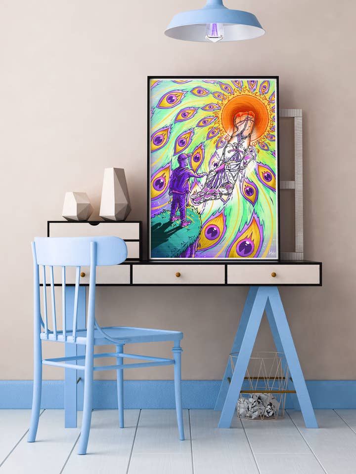 Reach Digital Scifi Print for engroshandel hos The Underdog Print Shop