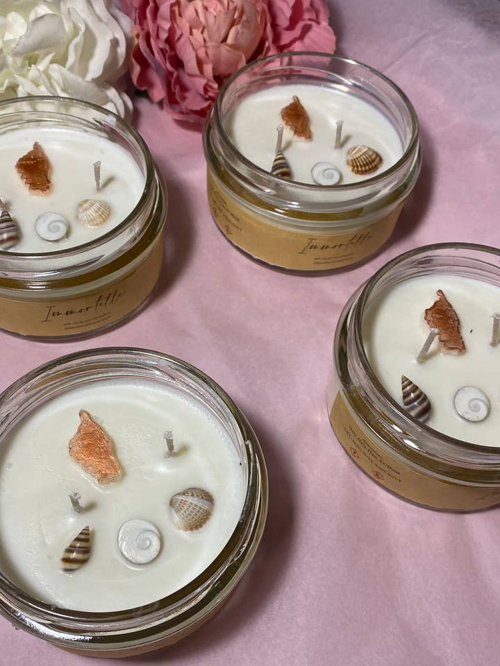 Vela Corsica hecha a mano con cera de soja 100 % natural para venta al por mayor de Ohana