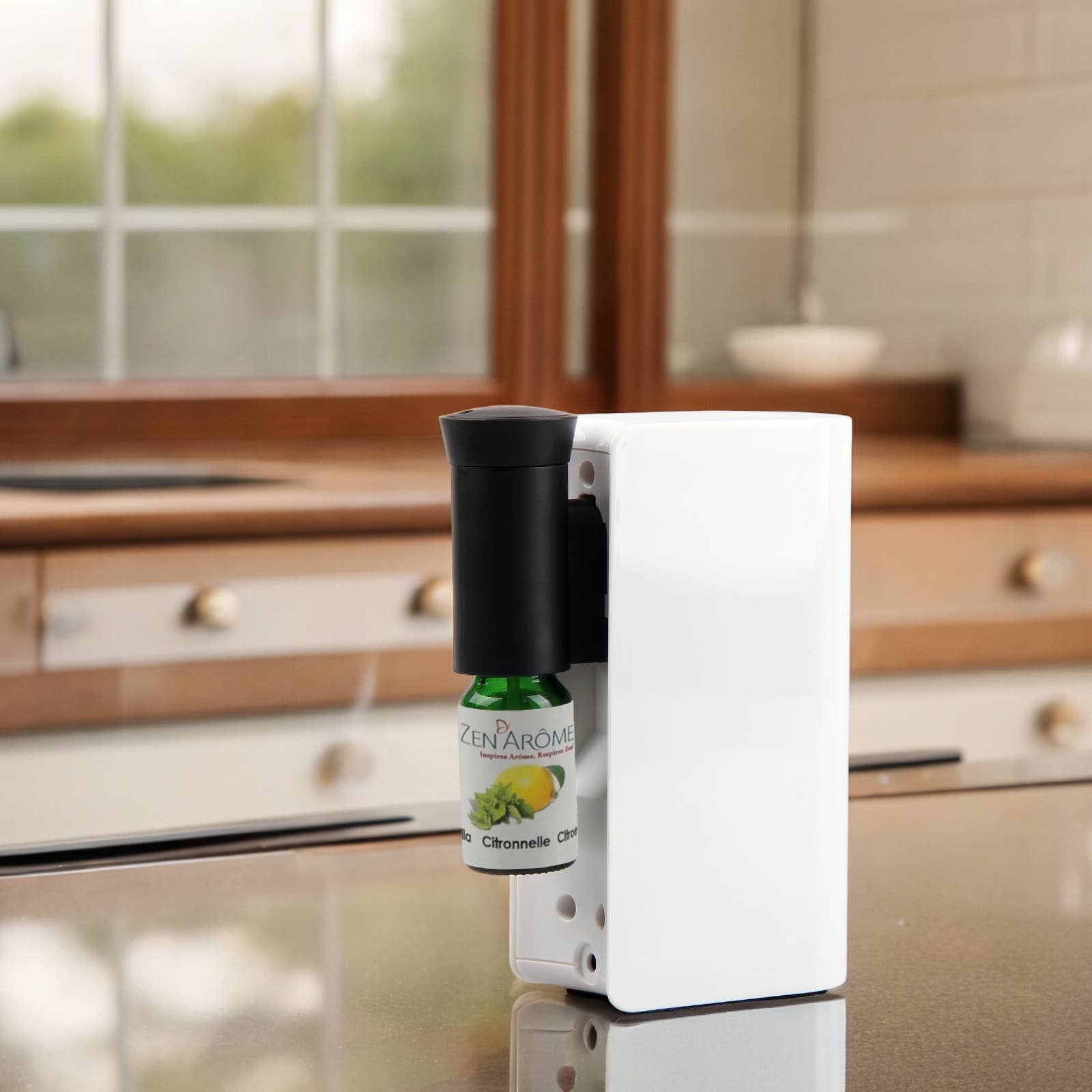 Zen'Arôme - Wholesale Electronic Diffuser - Wireless Diffuser with Rechargeable Battery Mobysens White5