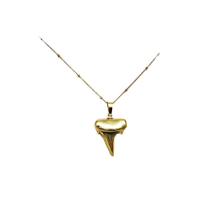 Shark Tooth Necklace for wholesale by Strutt Jewelry