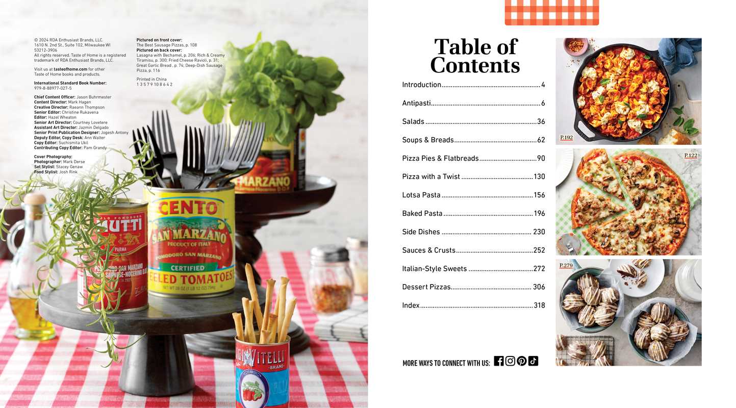 Simon & Schuster - Wholesale Cookbooks & Food - Taste of Home Pizza, Pasta, and More  by1
